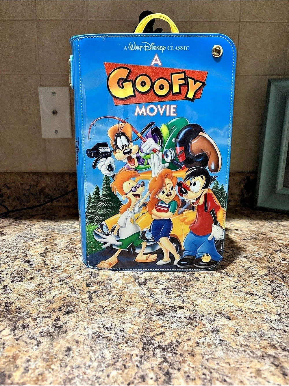 Loungefly Goofy Movie Mini Backpack Blue & Yellow NWT